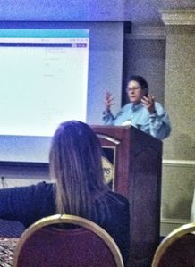 Amy Speaking at BIA Conference 2015 "Being Inspired Through Blogging"